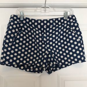 J. Crew polka dot shorts